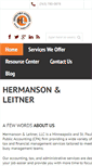Mobile Screenshot of hermansoncpa.com